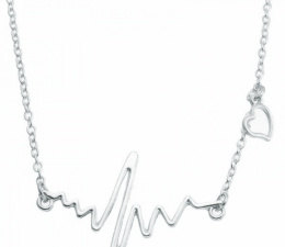 Lifeline necklace silver