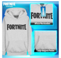 Fortnite Sweatshirt 7-8 years gray with hood