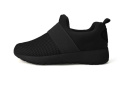 GHFKKB buty adidasy dziecięce buty do biegania trampki, halowe, sportowe oddychające-czarne-32