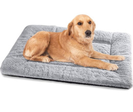 Łóżko dla psa, duże, nadające się do prania, pluszowe legowisko, miękka, ciepła mata dla średnich psów, rozmiar L, 90 x 70 cm, s