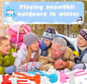 Pipihome zestaw 4 sztuk Snowball Maker Zimowa zabawka