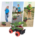 Zabawka RC z dinozaurem dla chłopców w wieku 3-8 lat, zdalnie sterowany samochód z pilotem
