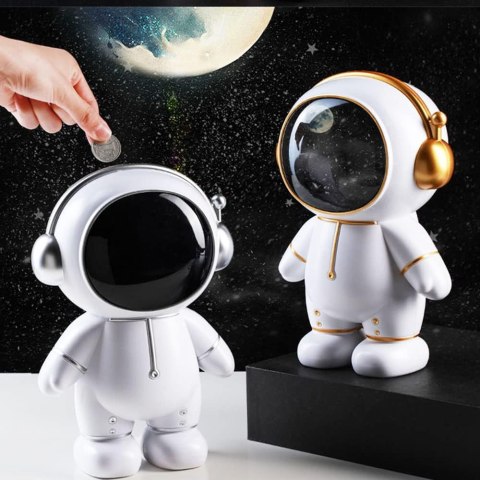Astronaut Skarbonka, na banknoty i monety, duza 25 cm, otwierana Astronaut Skarbonka, na banknoty i monety, duza 25 cm, otwierana