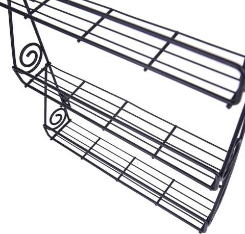 Exzact Stojak na przyprawy 3 poziomy montaż na ścianie lub szafce