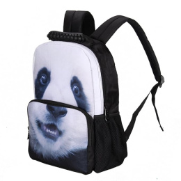 Leberna plecak szkolny wielokomorowy – panda , lekki i solidny