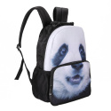 Leberna plecak szkolny wielokomorowy – panda , lekki i solidny