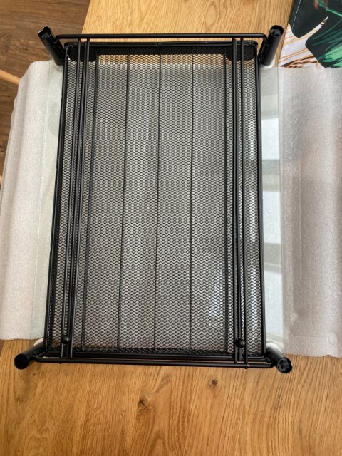 MASTERTOP Uchwyt na kapsułki na 60 sztuk , szklany,z metalową szufladą MASTERTOP Uchwyt na kapsułki na 60 sztuk , szklany,z metalową szufladą