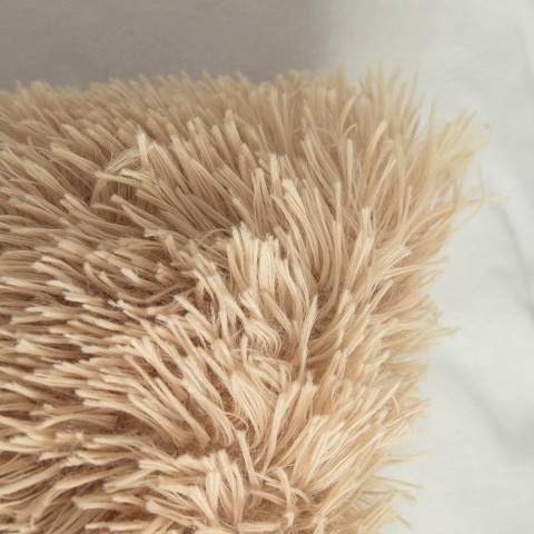 MIULEE zestaw 2 poszewek na poduszki ze sztucznego futra 45 x 45 cm