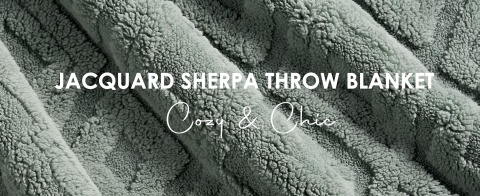 RECYCO gruby koc 127x152cm, puszysty na sofę, miękka narzuta