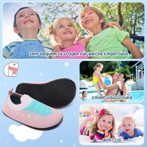 WOELIVE Kapcie dziecięce antyposlizgowe rozmiar 19