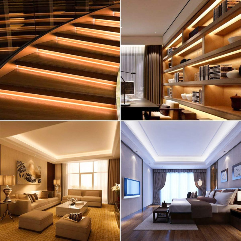 6-pak listwy aluminiowe LED Chesbung 1 metr U-profil aluminiowy zestaw 6-pak listwy aluminiowe LED Chesbung 1 metr U-profil aluminiowy zestaw