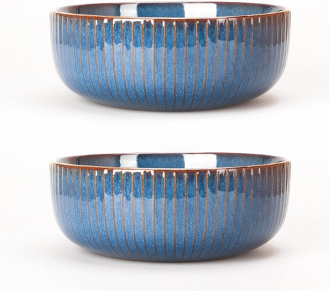CSYY Ceramiczna miska na sałatkę 1800 ml 21 cm Zestaw 2 sztuki