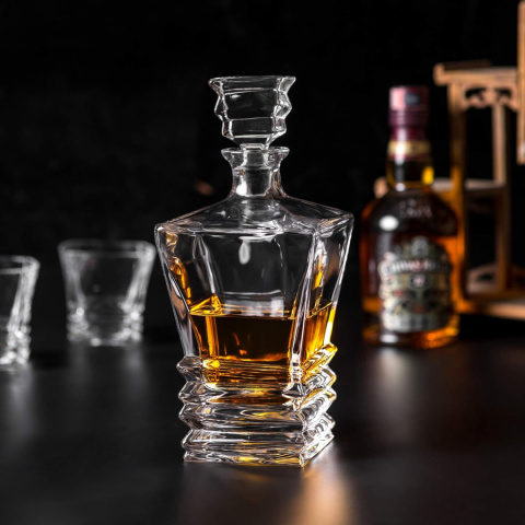 KANARS Zestaw Karafka oraz Szklanki do Whisky, 800 ml+ 4×260 ml KANARS Zestaw Karafka oraz Szklanki do Whisky, 800 ml+ 4×260 ml
