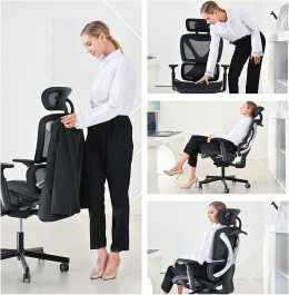 Krzesło biurowe ACMELIFE, ergonomiczne krzesło komputerowe