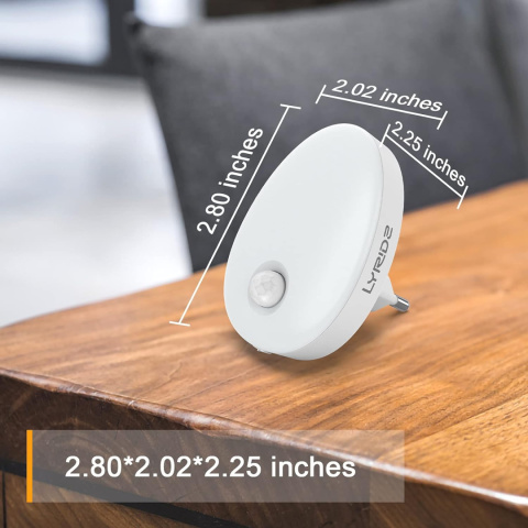Lyridz Lampka z czujnikiem ruchu LED z regulacją jasności 2 sztuki Lyridz Lampka z czujnikiem ruchu LED z regulacją jasności 2 sztuki