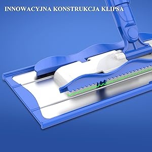 MR.SIGA Profesjonalny mop z mikrofibry w zestawie 3 wymienne wklady