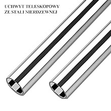 MR.SIGA Profesjonalny mop z mikrofibry w zestawie 3 wymienne wklady