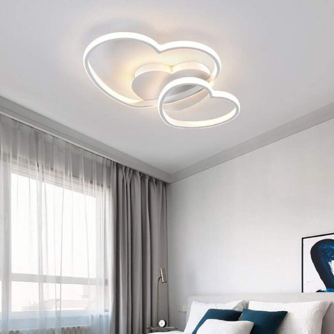 Riserva Lampa sufitowa serca LED, ściemniana z pilote 50 cm 3000-6500K Riserva Lampa sufitowa serca LED, ściemniana z pilote 50 cm 3000-6500K