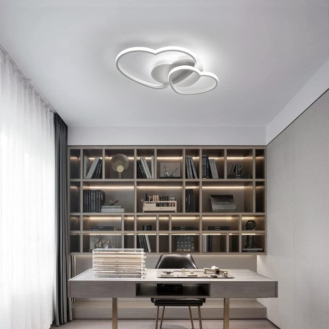 Riserva Lampa sufitowa serca LED, ściemniana z pilote 50 cm 3000-6500K Riserva Lampa sufitowa serca LED, ściemniana z pilote 50 cm 3000-6500K