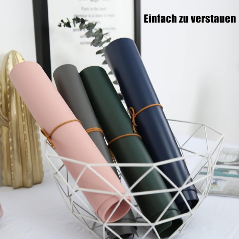 Zmywalne podkładki CALIYO, dwustronne 4 podkładki i 4 podstawki