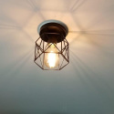 iDEGU Przemysłowa lampa sufitowa z metalu15 cm lampa E27, 2 sztuk