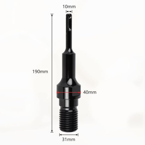 Adapter CPROSP SDS Plus do wiertła diamentowego UNC 1 do wiertarki Adapter CPROSP SDS Plus do wiertła diamentowego UNC 1 do wiertarki
