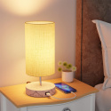 BokiHuk Lampka nocna LED, dotykowa, ściemniana, ładowanie USB