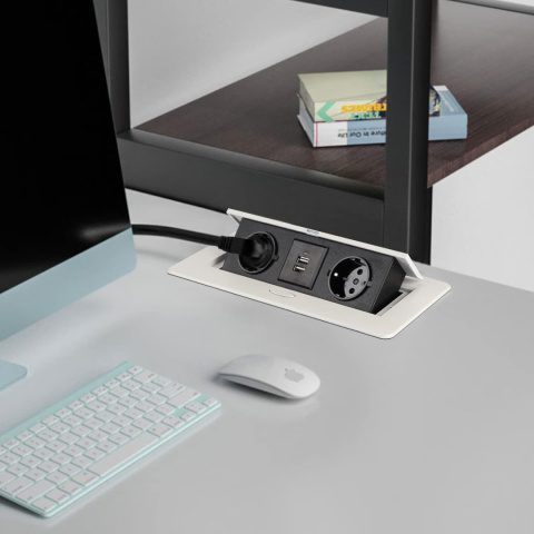 CPROSP USB gniazdo stołowe wysuwana listwa 2 gniazda gniazdo 2 USB CPROSP USB gniazdo stołowe wysuwana listwa 2 gniazda gniazdo 2 USB