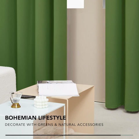 Deconovo Zasłony zaciemniające, termiczne 220 x 140 cm zestaw 2 sztuk