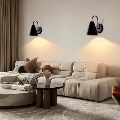 ENCOFT 2 x Vintage kinkiet wewnętrzny z możliwością przyciemniania