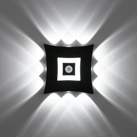 ENCOFT Lampa ścienna z czujnikiem ruchu, 18 W, kinkiet LED IP65 6000 K