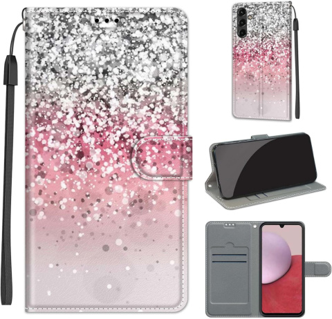 HopMore Etui na telefon komórkowy Samsung Galaxy A14 4G / 5G, skórzane HopMore Etui na telefon komórkowy Samsung Galaxy A14 4G / 5G, skórzane