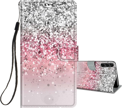 HopMore Etui na telefon komórkowy Samsung Galaxy A14 4G / 5G, skórzane HopMore Etui na telefon komórkowy Samsung Galaxy A14 4G / 5G, skórzane