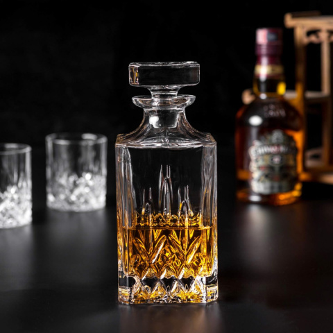 KANARS Zestaw Karafka oraz Szklanki do Whisky, 800 ml+ 4×260 ml KANARS Zestaw Karafka oraz Szklanki do Whisky, 800 ml+ 4×260 ml