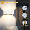 Kingwen Lampa ścienna LED 30 W, kinkiet regulowany 3000K 30 cm