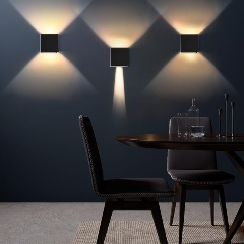 Kingwen Lampa ścienna LED do wewnątrz/na zewnątrz 20 W 3000 K LED