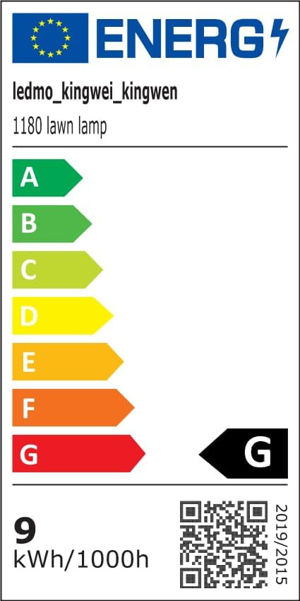 Kingwen Zewnętrzne oświetlenie ścieżek LED, 16 W, 3000 K, IP54, 60 cm Kingwen Zewnętrzne oświetlenie ścieżek LED, 16 W, 3000 K, IP54, 60 cm
