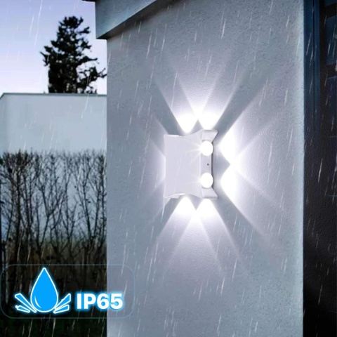 ENCOFT Lampa ścienna LED, do użytku na zewnątrz, do wnętrz, 8 W