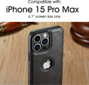 Skórzane etui Sibada do iPhone'a 15 Pro Max
