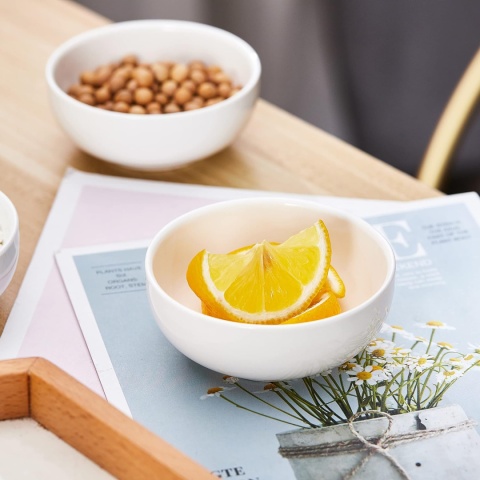 Swuut Ceramiczne małe miski 70 ml, 7,5 cm miska do dipów, zestaw 6 szt