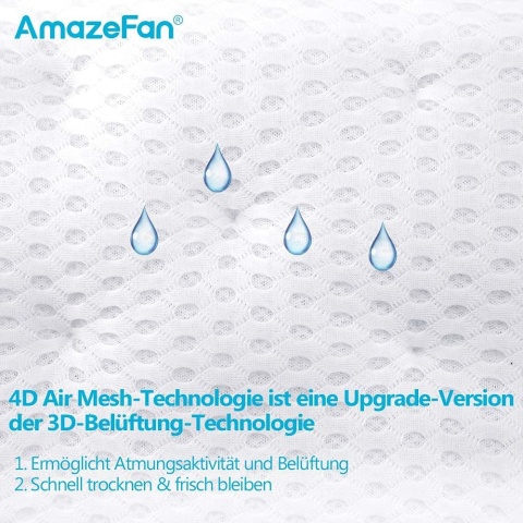 AmazeFan Poduszka do wanny, luksusowa poduszka do wanny i spa