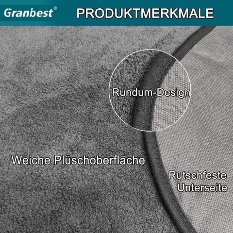 Granbest bardzo gruby pluszowy 3-osobowy pokrowiec na sofę