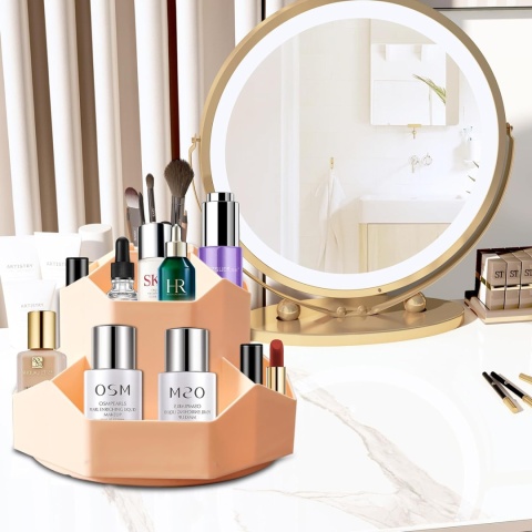 Lnvocn Obrotowy uchwyt organizer na kredki, kosmetyki 360 stopni