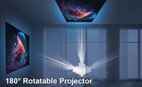 Magcubic Keystone, inteligentny projektor 4K/200 ANSI z WiFi, 130 cali Magcubic Keystone, inteligentny projektor 4K/200 ANSI z WiFi, 130 cali