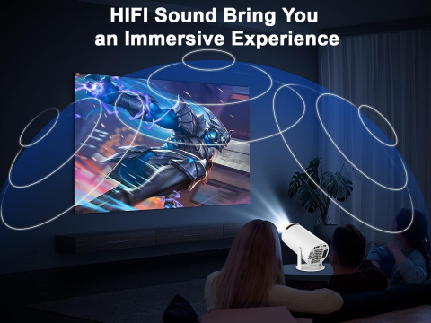 Magcubic Keystone, inteligentny projektor 4K/200 ANSI z WiFi, 130 cali Magcubic Keystone, inteligentny projektor 4K/200 ANSI z WiFi, 130 cali