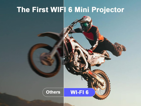 Magcubic Keystone, inteligentny projektor 4K/200 ANSI z WiFi, 130 cali Magcubic Keystone, inteligentny projektor 4K/200 ANSI z WiFi, 130 cali