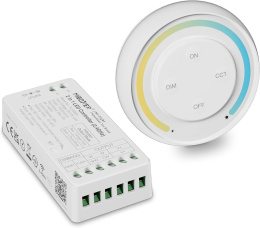 PAUTIX Jednokolorowy zestaw kontrolera LED CCT, 2,4 G RF, 2 w 1