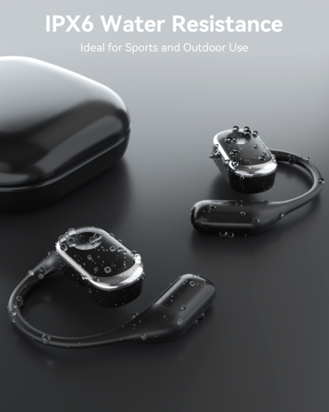 SANOTO słuchawki Bluetooth 5.3 wodoszczelne czas odtwarzania 30 h SANOTO słuchawki Bluetooth 5.3 wodoszczelne czas odtwarzania 30 h