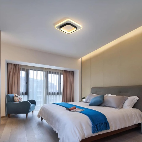 Goeco Nowoczesna Lampa Sufitowa LED 20W 2300LM 3000K / 4500K / 6500K