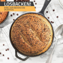 KICHLY garnek Dutch Oven - dwie żeliwne patelnie brytwanna 3,2 l